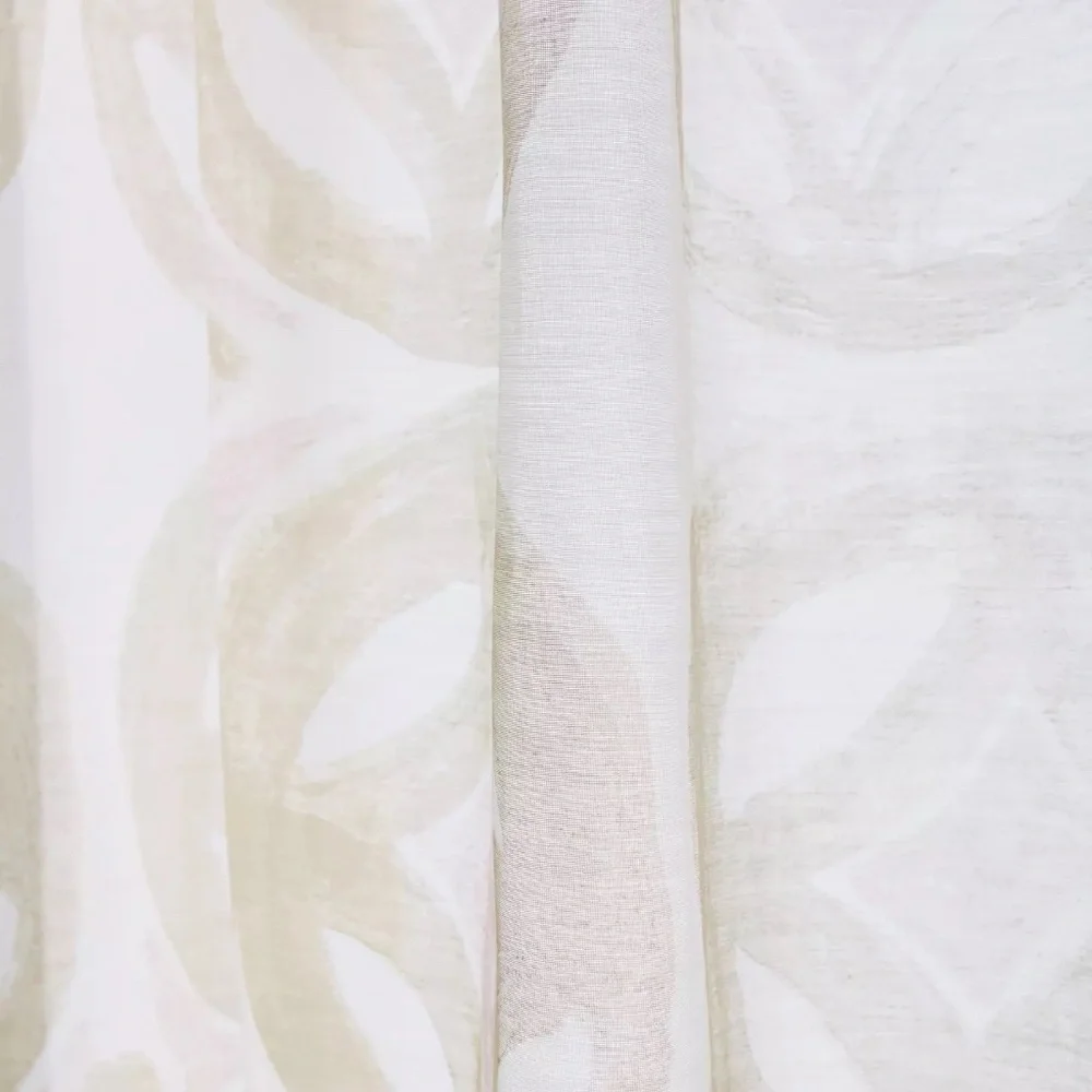 Anthropologie set of 2 Avrille Sheer Curtain Panels 50 x 96